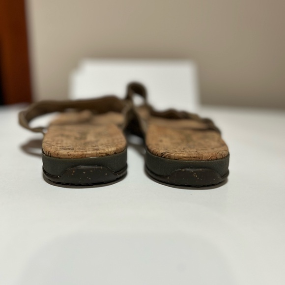 Tara M. "Etta" Suede Leather Thong Sandals - Picture 4 of 10